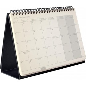sigel Calendrier de table Conceptum 2025, env. A5, noir