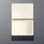sigel Calendrier de table Conceptum 2025, env. A5, noir