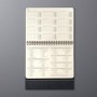 sigel Calendrier de table Conceptum 2025, env. A5, noir