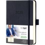 sigel Agenda planning Conceptum 2025, env. A6, noir