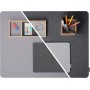sigel Sous-main Eyestyle, 600 x 450 mm, gris clair/noir