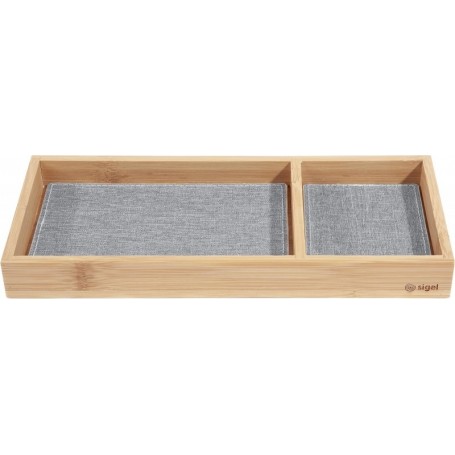 sigel Plumier crayons Eyestyle, en bambou, gris clair/noir