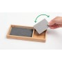 sigel Plumier crayons Eyestyle, en bambou, gris clair/noir