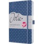 sigel Agenda de poche Jolie Flair 2025, A5, bleu indigo