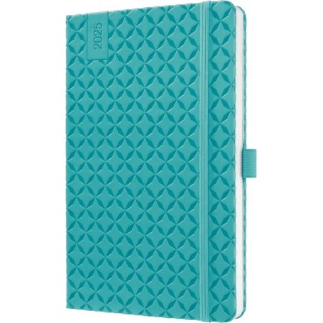 sigel Agenda de poche Jolie Flair 2025, A5, turquoise