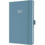 sigel Agenda de poche Jolie Feel 2025, textile, A5, bleu
