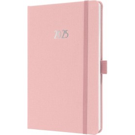 sigel Agenda de poche Jolie Feel 2025, textile, A5, rose