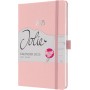 sigel Agenda de poche Jolie Feel 2025, textile, A5, rose