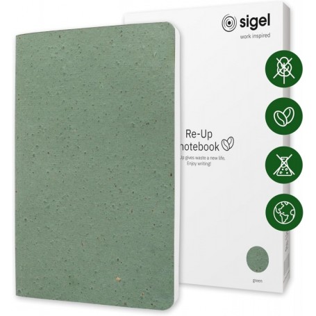 sigel Carnet de notes Re-Up, A5, lign, vert