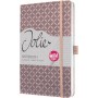 sigel Carnet de notes Jolie Flair, similicuir, A5, nacre