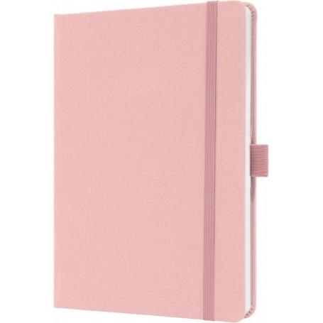 sigel Carnet de notes Jolie Feel, tissu, A5, lign, rose