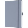 sigel Carnet de notes Jolie Feel, tissu, A5, lign, violet