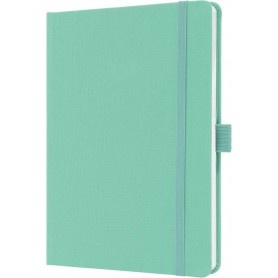 sigel Carnet de notes Jolie Feel, tissu, A5, lign, menthe