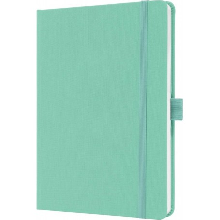 sigel Carnet de notes Jolie Feel, tissu, A5, lign, menthe