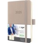 sigel Agenda planning Conceptum 2025, env. A6, taupe