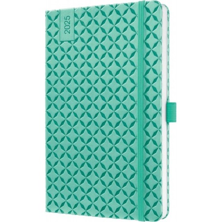 sigel Agenda de poche Jolie Flair 2025, A5, vert menthe
