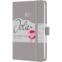 sigel Agenda de poche Jolie Feel 2025, textile, A6, gris