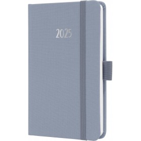 sigel Agenda de poche Jolie Feel 2025, textile, A6, lilas