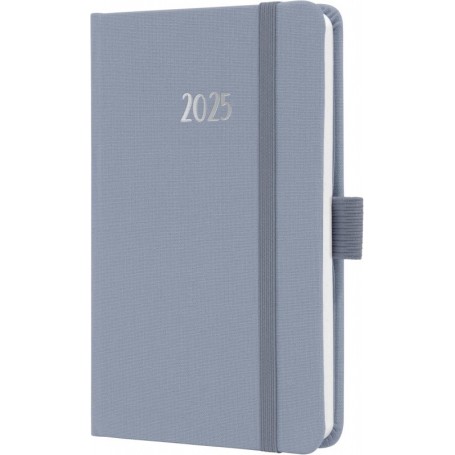 sigel Agenda de poche Jolie Feel 2025, textile, A6, lilas
