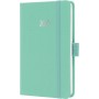 sigel Agenda de poche Jolie Feel 2025, textile, A6, menthe