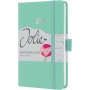 sigel Agenda de poche Jolie Feel 2025, textile, A6, menthe