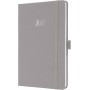 sigel Agenda de poche Jolie Feel 2025, textile, A5, gris