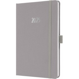 sigel Agenda de poche Jolie Feel 2025, textile, A5, gris