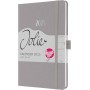 sigel Agenda de poche Jolie Feel 2025, textile, A5, gris