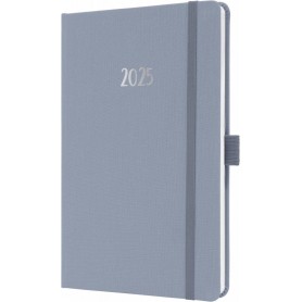 sigel Agenda de poche Jolie Feel 2025, textile, A5, lilas