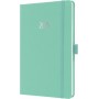 sigel Agenda de poche Jolie Feel 2025, textile, A5, menthe