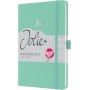 sigel Agenda de poche Jolie Feel 2025, textile, A5, menthe