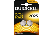 Lot de 2 : 2X piles boutons Duracell au lithium 2025