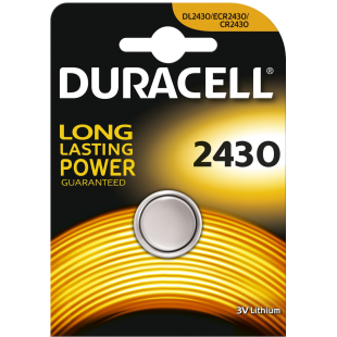 1 pile bouton Duracell au lithium 2430