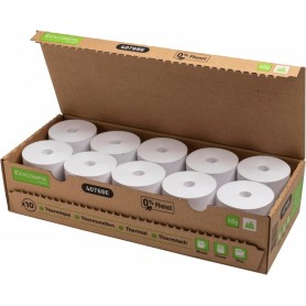 EXACOMPTA Bobine pour ticket de CB, 80 mm x 76 mm, blanc
