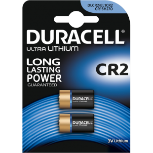 Lot de 2 : 2X piles Ultra lithium CR2 Duracell