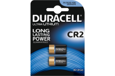 Lot de 2 : 2X piles Ultra lithium CR2 Duracell