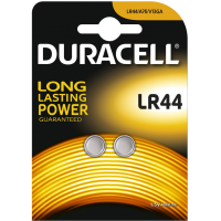 Lot de 2 : 2X piles boutons Duracell LR44