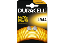 Lot de 2 : 2X piles boutons Duracell LR44