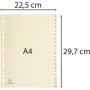 EXACOMPTA Intercalaires carte peau, A-Z, A4, 20 touches