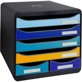 EXACOMPTA Module de classement BIG-BOX MAXI Bee Blue