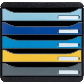 EXACOMPTA Module de classement BIG-BOX PLUS Bee Blue