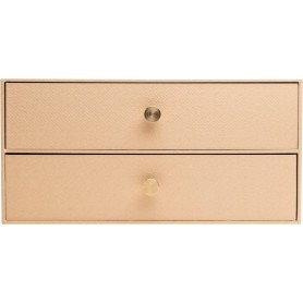EXACOMPTA Module tiroirs Office by Me, 2 tiroirs, beige