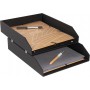 EXACOMPTA Set de corbeilles courrier Office by Me, noir