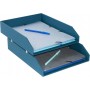 EXACOMPTA Set de corbeilles courrier Office by Me, bleu