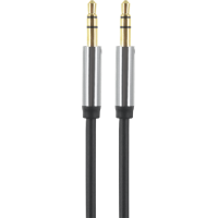 Câble audio Jack 3.5/Jack 3.5 noir