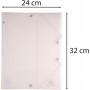 EXACOMPTA Chemise lastiques Chromaline, A4, transparent