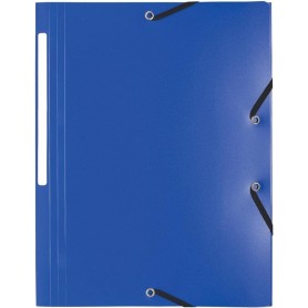 EXACOMPTA Chemise lastiques Opaque, PP, A4, bleu clair