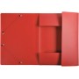EXACOMPTA Chemise lastiques Opaque, PP, A4, rouge