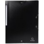 EXACOMPTA Chemise lastiques Opaque, PP, A4, noir