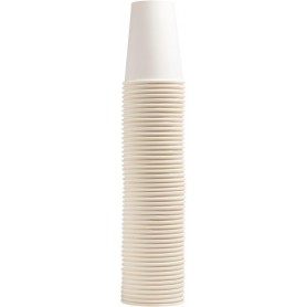 PROnappe Gobelet en carton, 0,2 l, blanc
